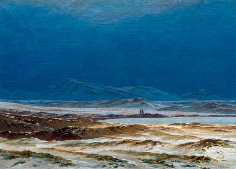 Caspar David Friedrich, Nordic landscape.