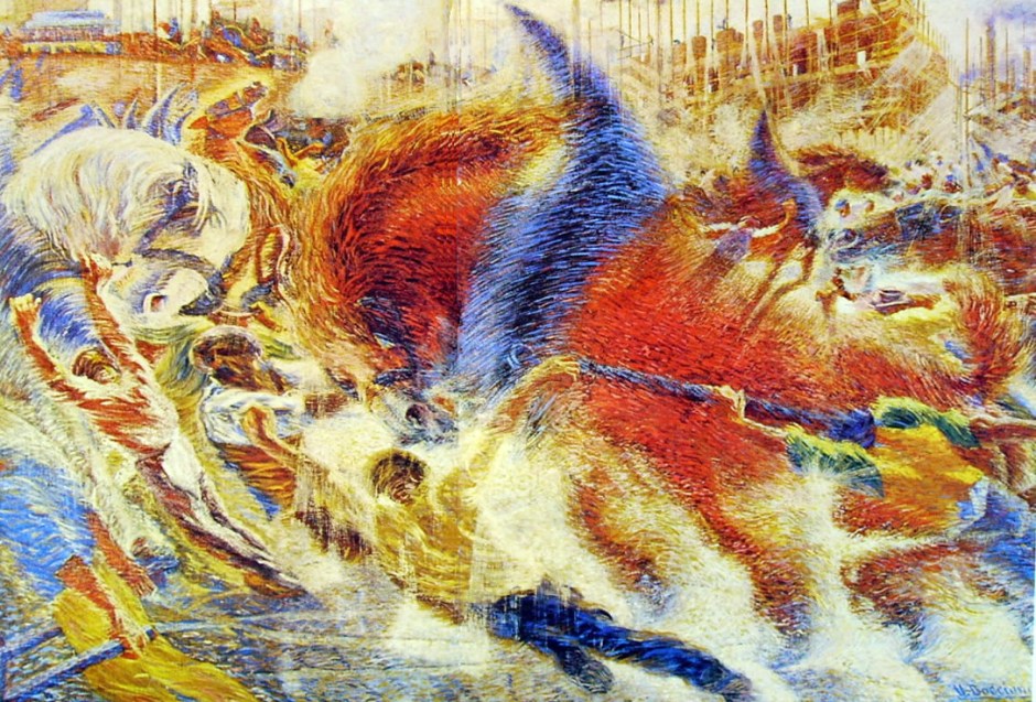 Umberto Boccioni, La città che sale.