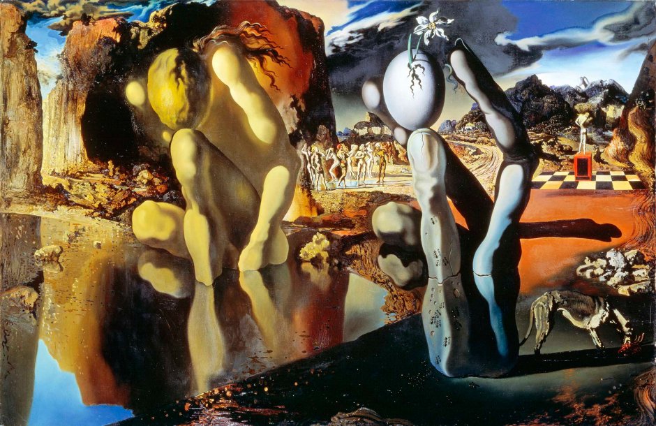Salvador Dalì, La metamorfosi di Narciso.