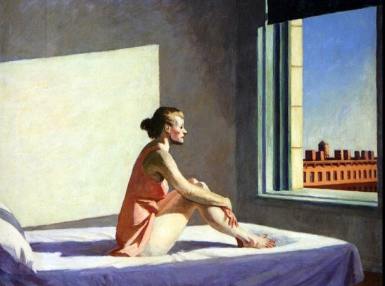 Edward Hopper, Morning sun.