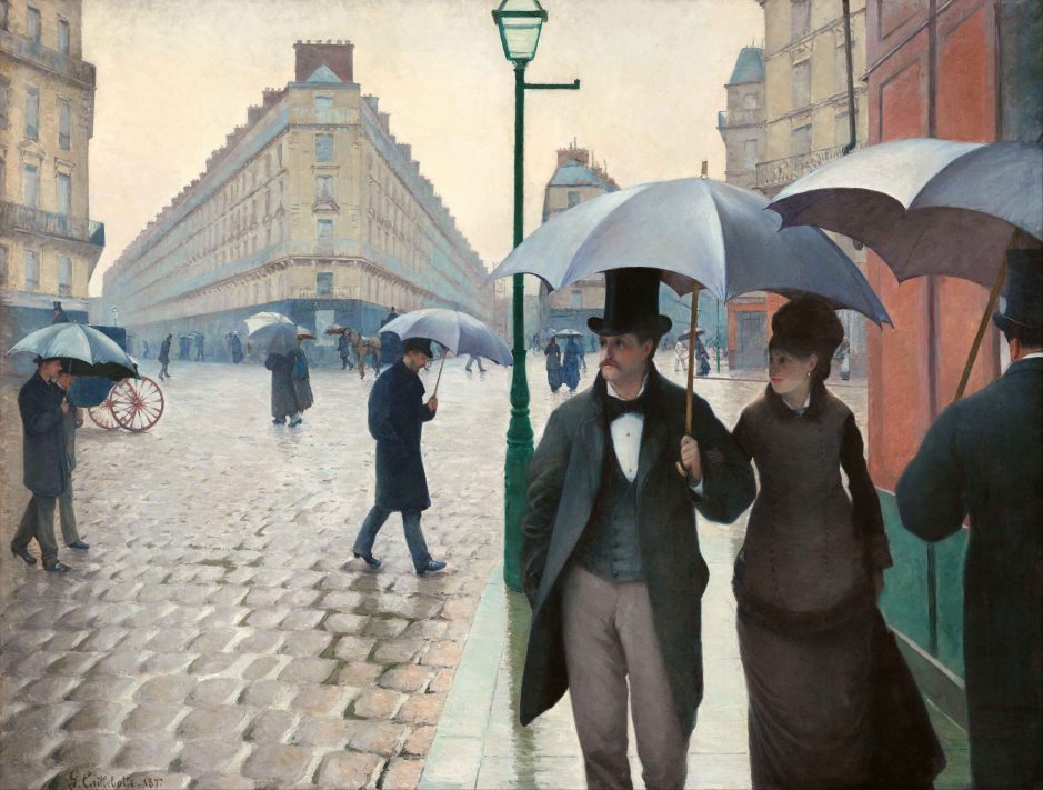 Gustave Caillebotte, Strada parigina.