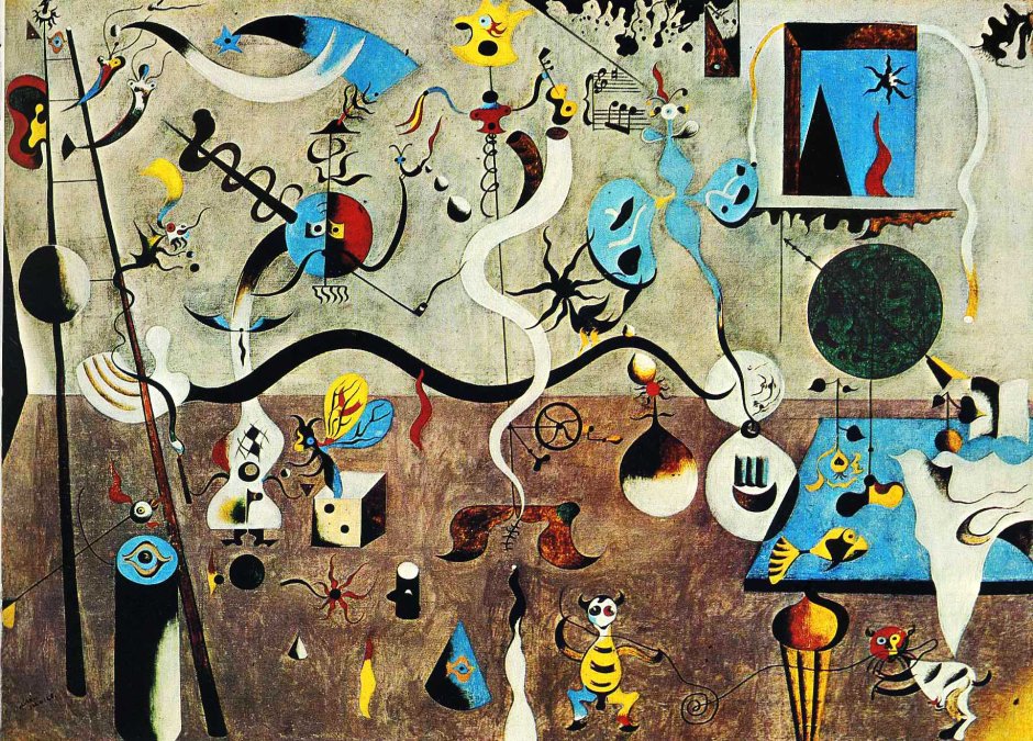 Joan Mirò, Harlequin's Carnival.