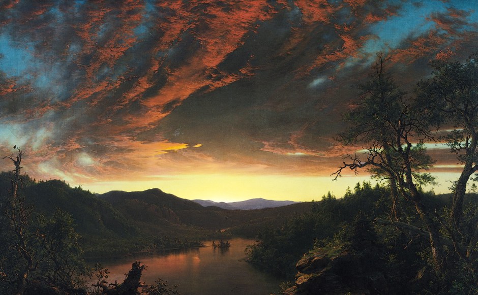 Frederic Edwin Church, Tramonto nella landa selvaggia.