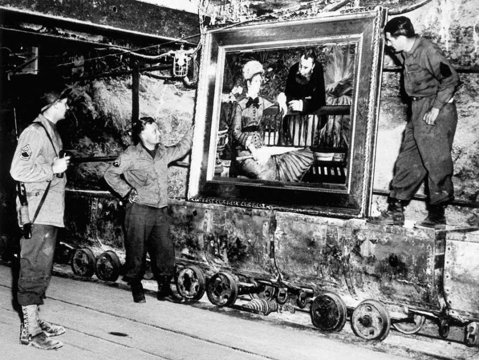 Il ritrovamento di un Manet trafugato dai nazisti in una miniera di sale tedesca, 1945.