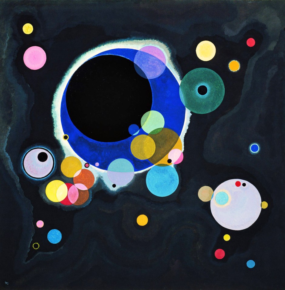 Vassily Kandinsky Alcuni cerchi opera