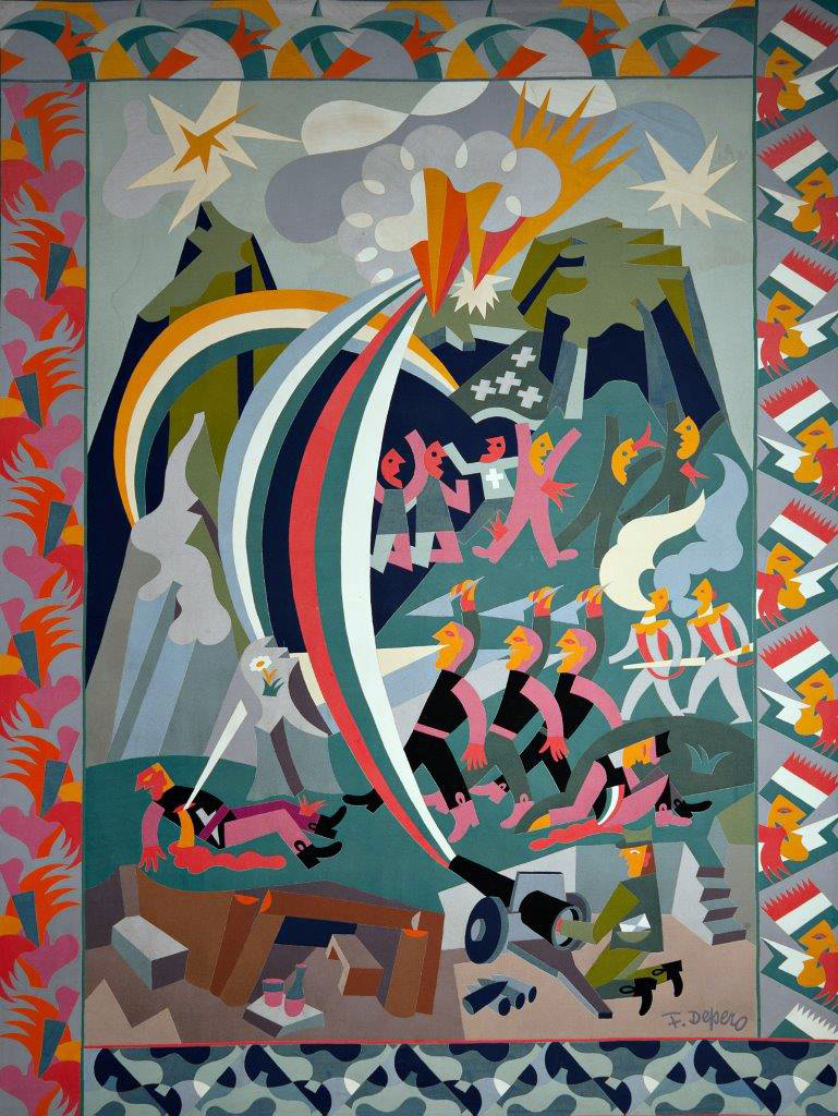 Fortunato Depero, guerra festa.
