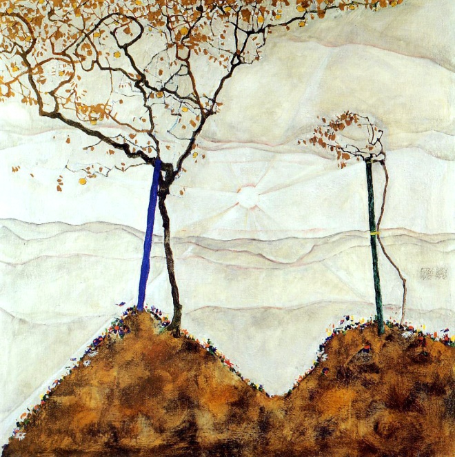 Egon Schiele, Sole d'autunno.