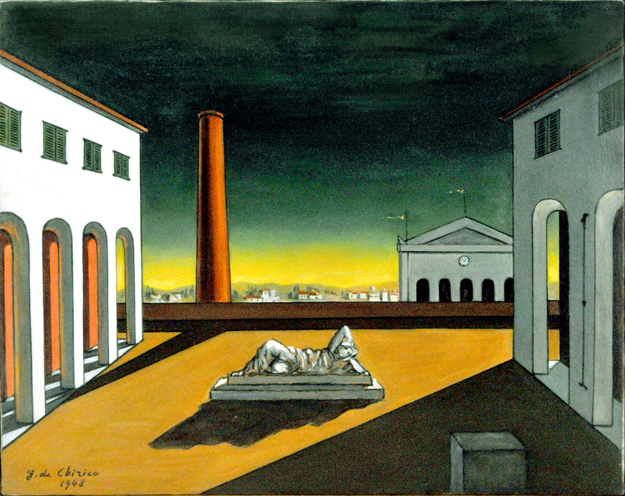 De Chirico 06 Piazza dItalia 1948-1972 cm.395X50