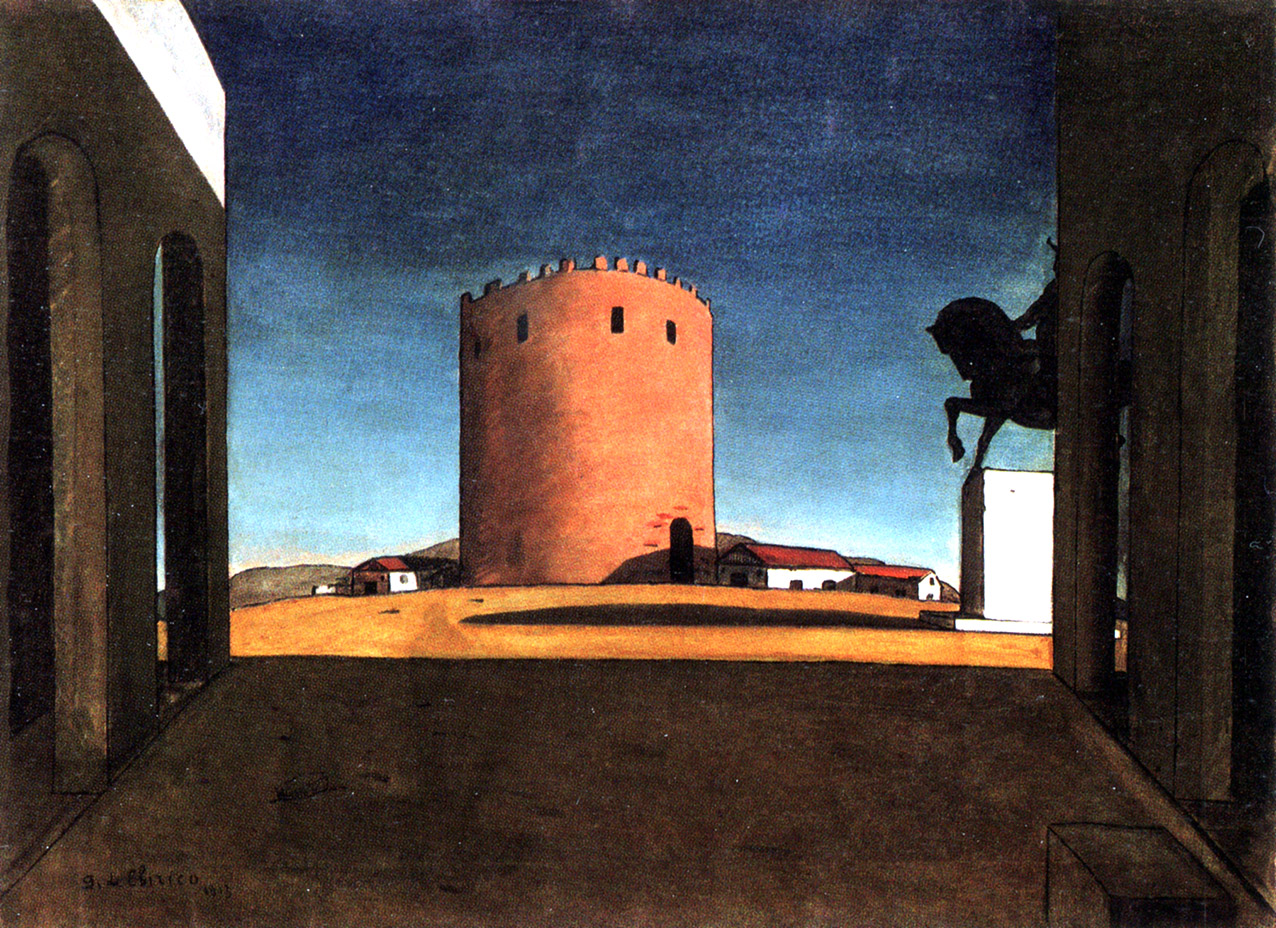 G.De Chirico, La torre rossa (La Tour Rouge), 1913