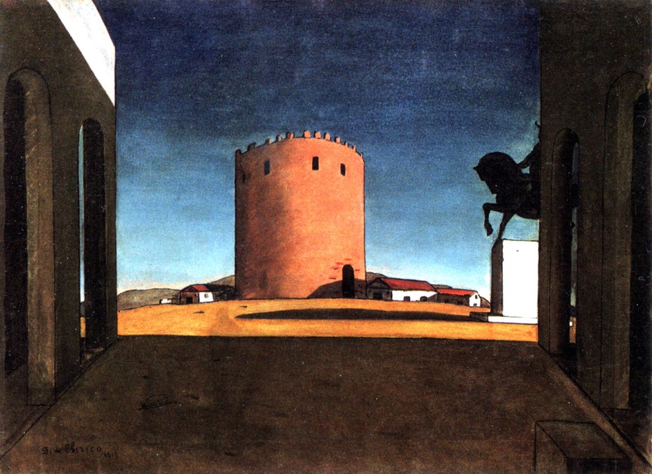 G.De Chirico, La torre rossa (La Tour Rouge), 1913