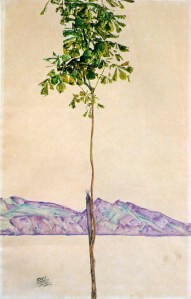 Egon Schiele, Castagno sul Lago di Costanza