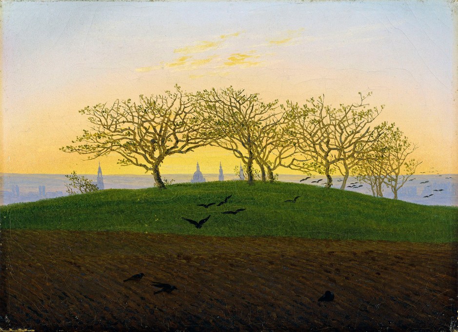 Caspar David Friedrich: "Hügel und Bruchacker bei Dresden".