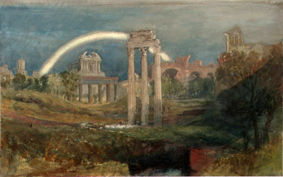 Rome: The Forum with a Rainbow 1819 by Joseph Mallord William Turner 1775-1851