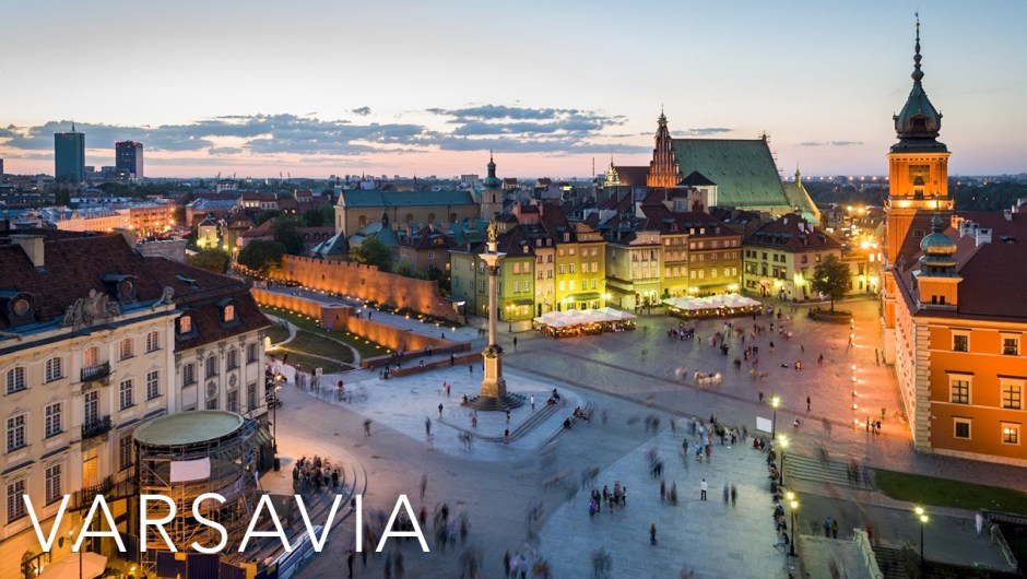 Old Town panorama of Warsaw