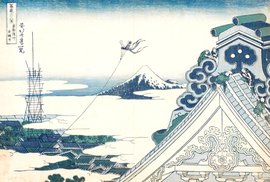 katsushika-hokusai-il-santuario-honganji-di-asakusa-a-edo-dalla-serie-trentasei-vedute-del-monte-fuji-1830-1832-circa