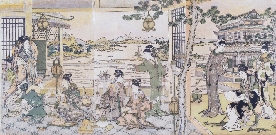 kitagawa-utamaro-belta-cinesi-a-un-banchetto-1788-1790-circa