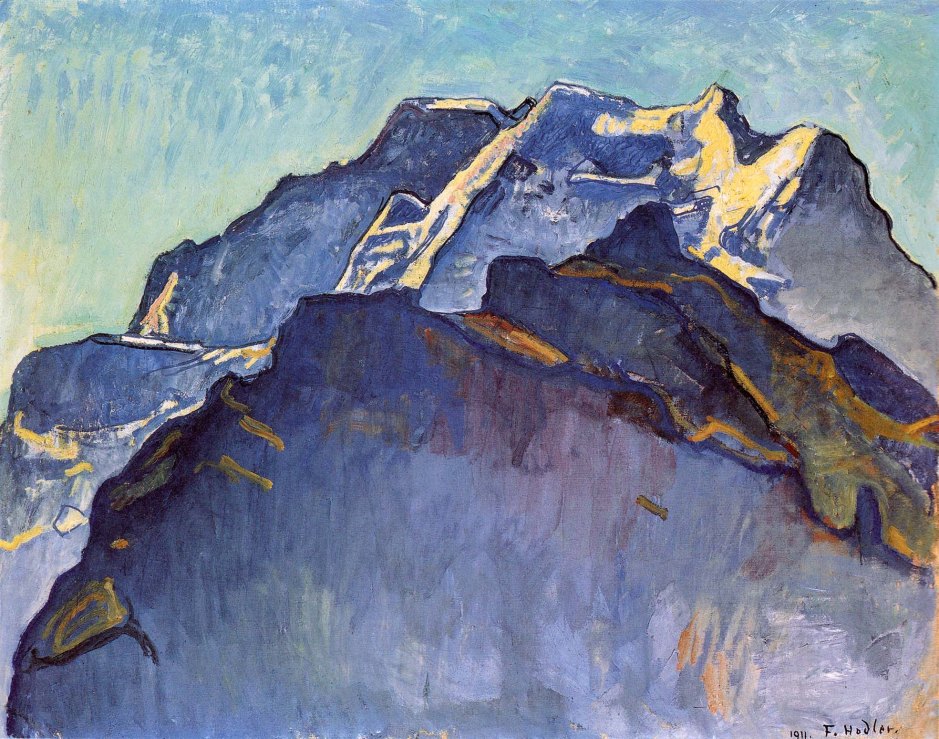 ferdinand-hodler-jungfrau-massif-and-schwarzmonch-1911