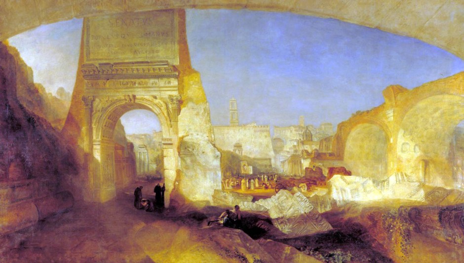 Forum Romanum, for Mr Soane's Museum exhibited 1826 by Joseph Mallord William Turner 1775-1851
