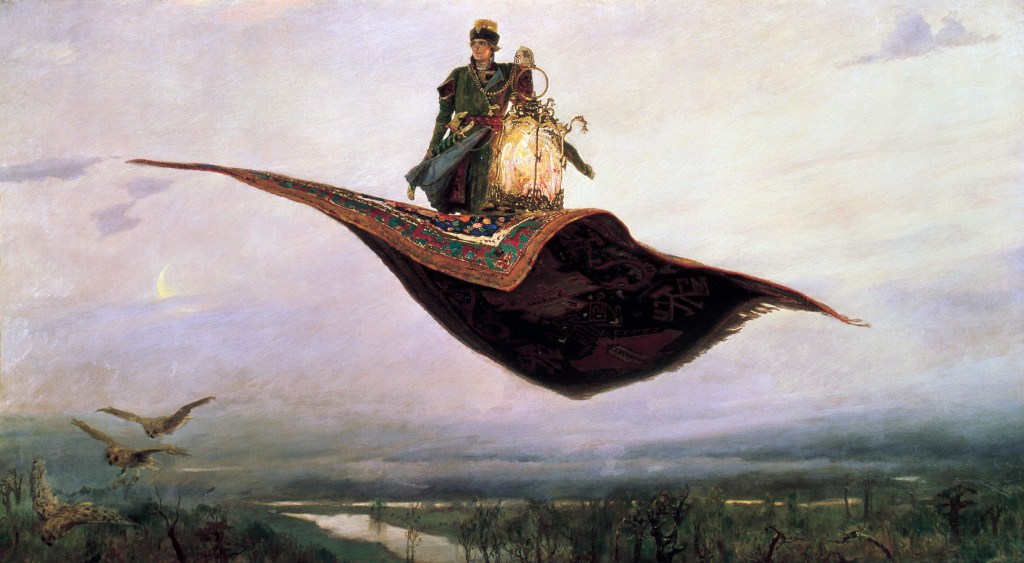 Viktor Vansetsov, Il tappeto volante, 1880.