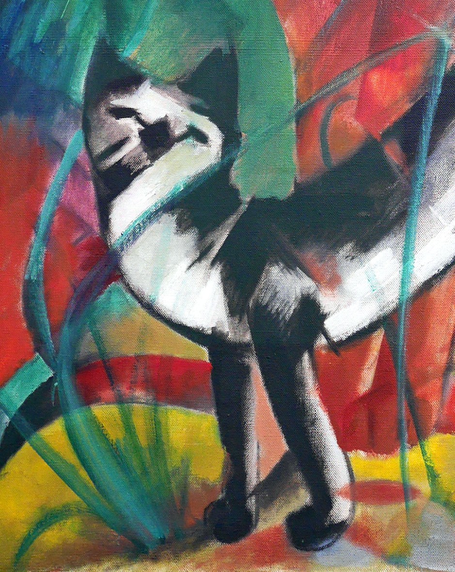 07_Franz Marc, Tre gatti, 1913-2