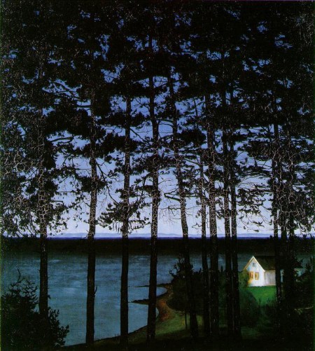 Harald Sohlberg, Casa del pescatore, 1906