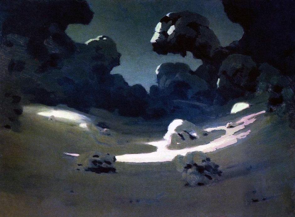 Archip-Kuindzi-Macchie-di-luce-lunare-in-una-foresta-inverno_1898