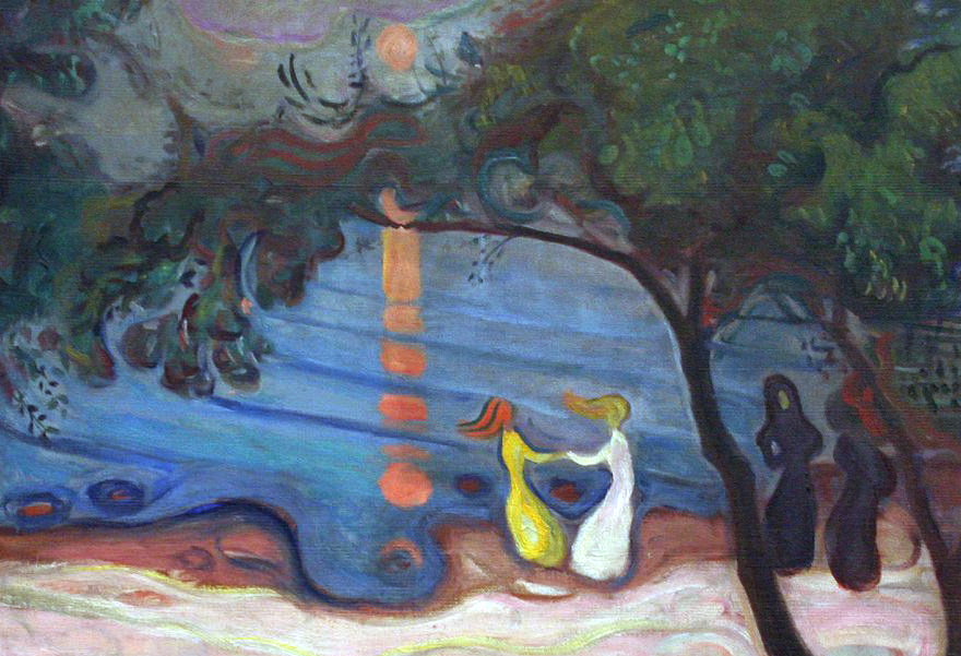 20_ Edvard Munch, Danzando sulla spiaggia, 1900, part1