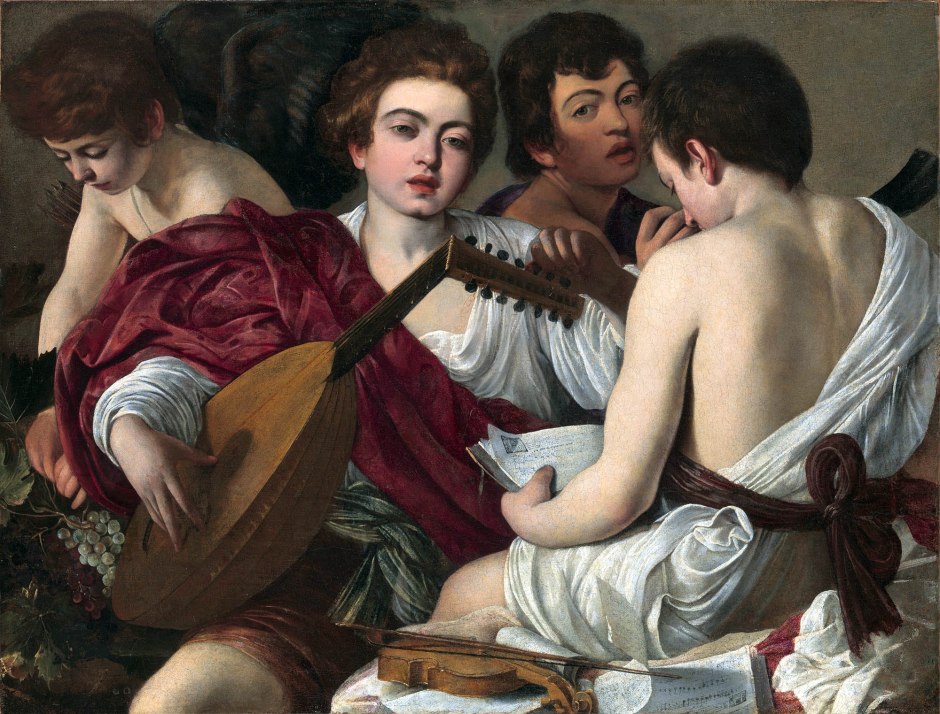 Caravaggio, I musici (Concerto), 1595