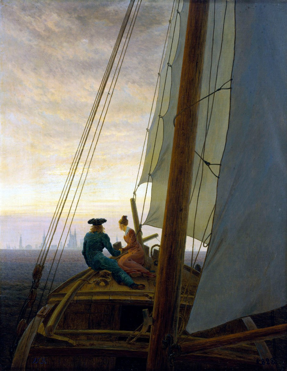 Caspar David Friedrich-Sul veliero-1818-1819
