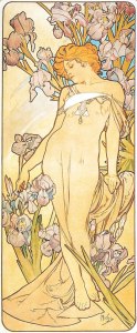 Alfons Mucha Fiori iris img
