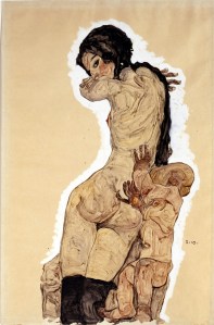Egon Schiele, Donna con Homunculus