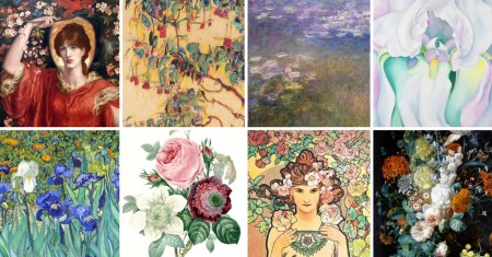 quadri famosi fiori artisti