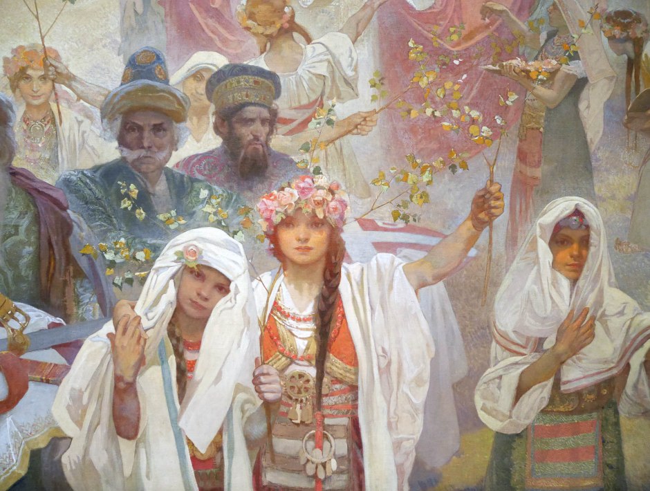 06 Alfons Mucha l'incoronazione dello zar serbo Stepan Dusan part
