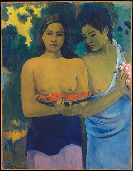 Paul Gauguin donne tahitiane quadro