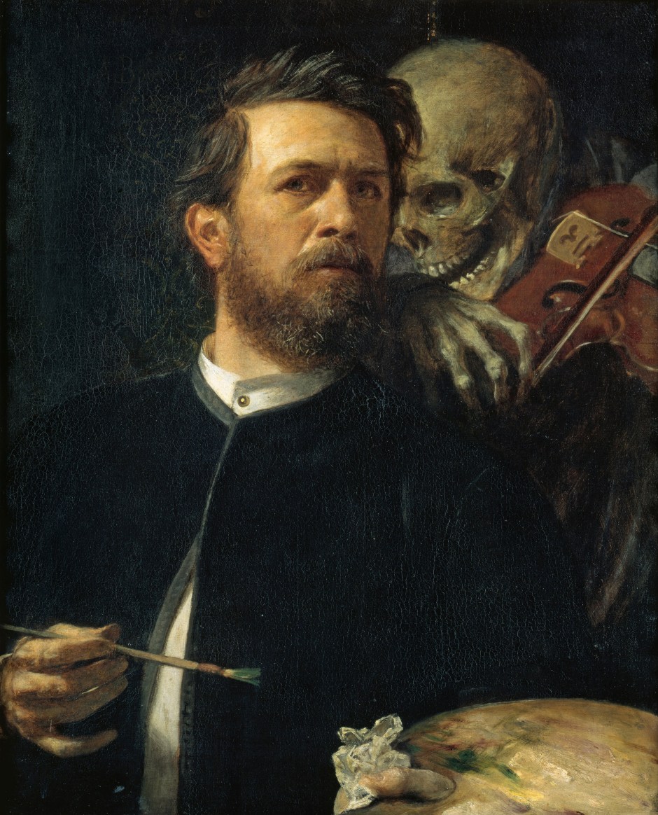 Arnold Böcklin, Autoritratto con la Morte che suona il violino