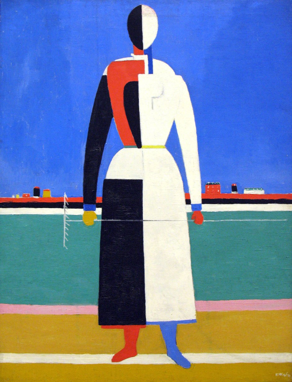 Kazimir Malevic, Donna con un rastrello, 1928-32