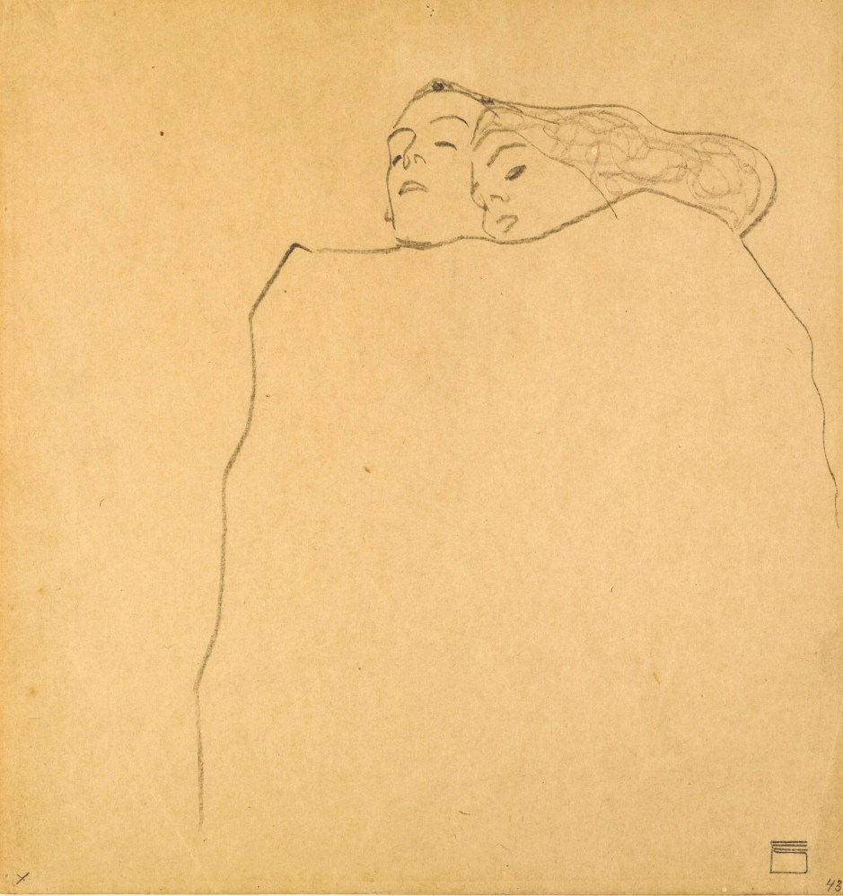 schiele_coppia_addormentata