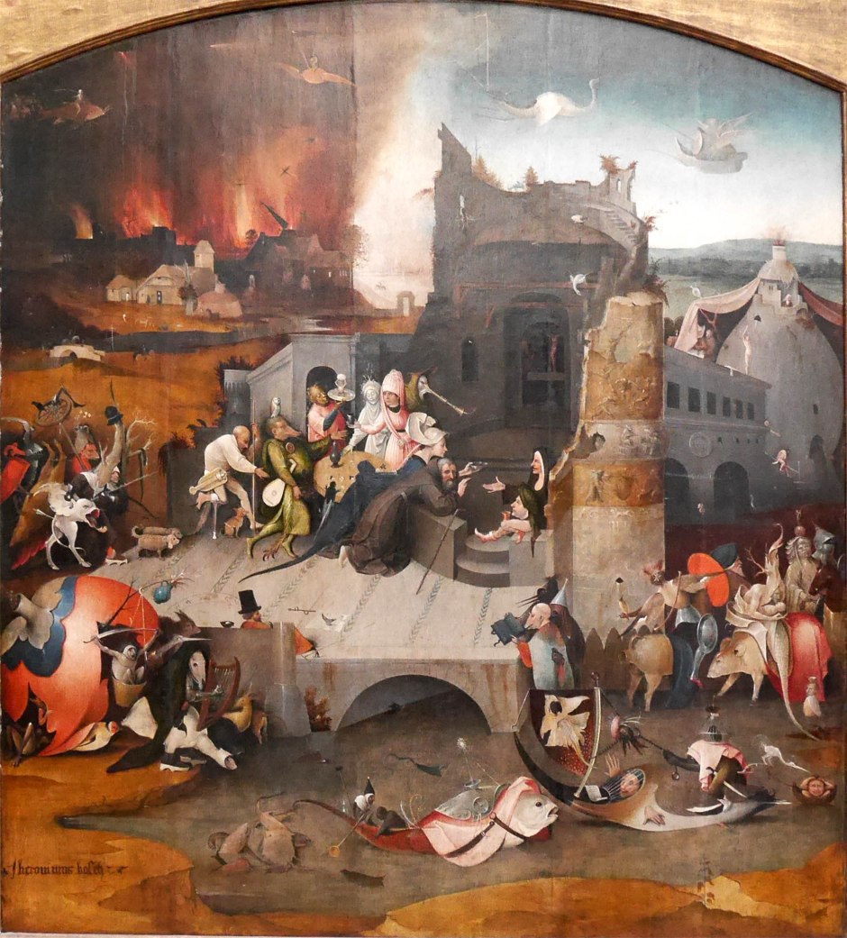 Hieronymus Bosch, Pannello della Tentazione di Sant'Antonio, 1516