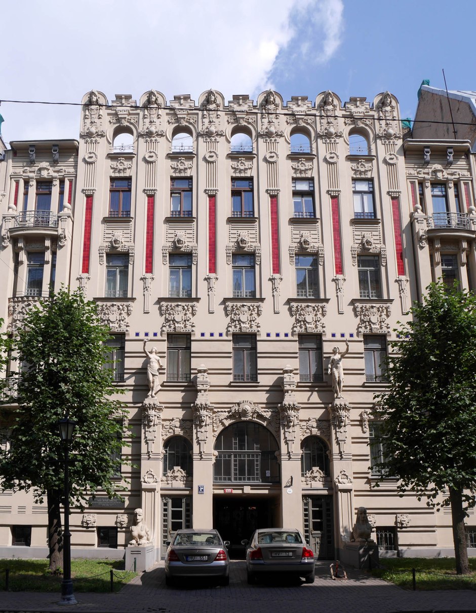 Michail Ėjzenštejn, Casa in Alberta iela 2a, Riga