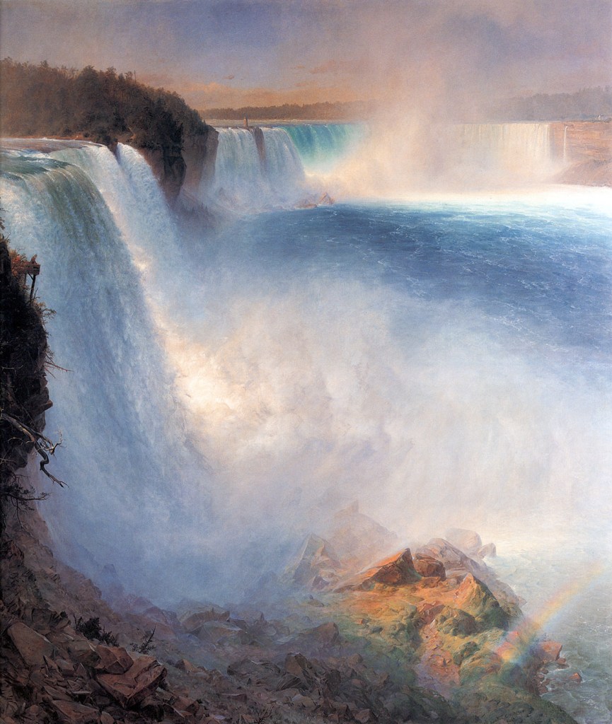Frederic Edwin Church, Cascate del Niagara (lato americano), 1867