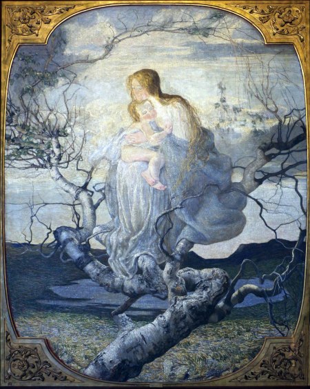 Segantini quadro L'angelo della vita