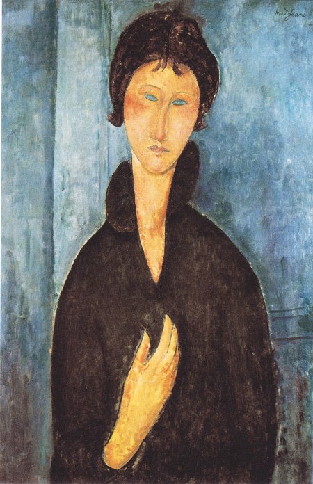 Amedeo Modigliani, Donna dagli occhi azzurri, ritratto