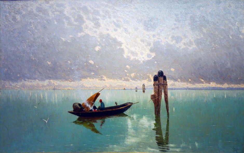 guglielmo ciardi, laguna, 1882