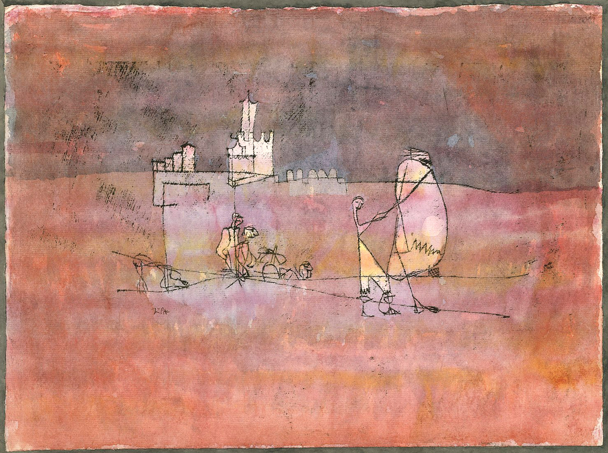Paul Klee, Episodio prima di una città araba, 1923