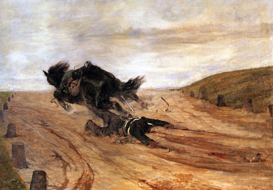 Giovanni Fattori, Lo staffato, 1880