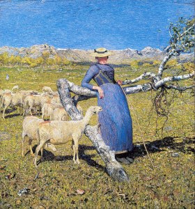 Giovanni Segantini quadro divisionismo italiano