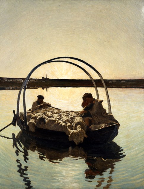 Giovanni Segantini Ave Maria a trasbordo