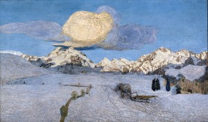 Giovanni Segantini Trittico delle Alpi quadro