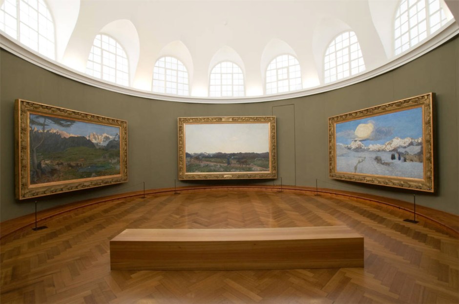 Giovanni Segantini, Trittico delle Alpi a St. Moritz, 1897-99