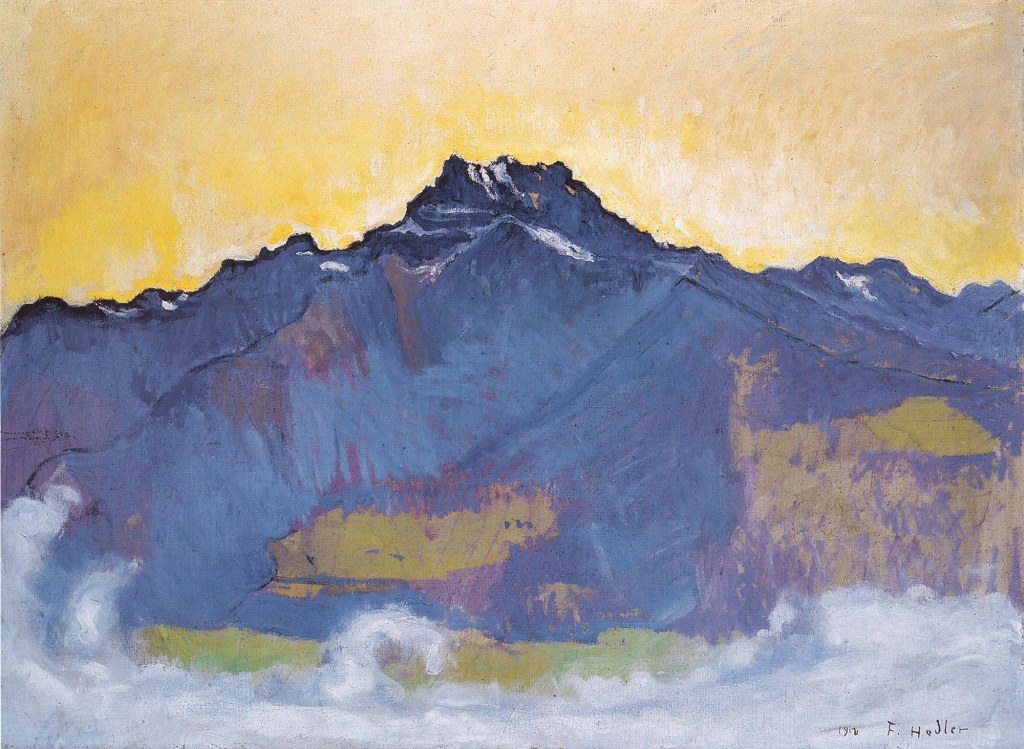 Ferdinand Hodler, I Dents du Midi da Chesières, 1912